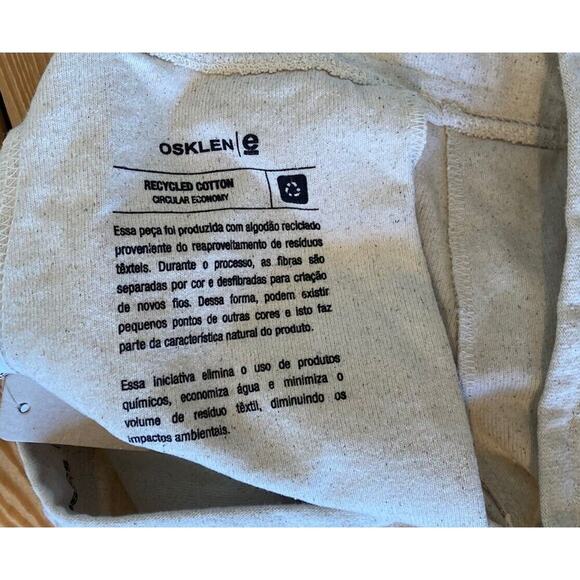 NWT Osklen Sweatpants Size Medium Women’s Beige - Picture 5 of 12